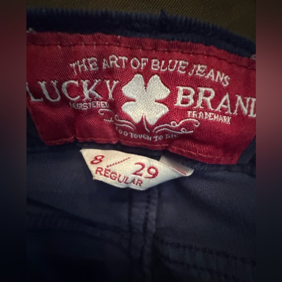 Women's Lucky Brand Blue Zoe Skinny Corduroy Jeans
This‎ is sized 8/29 - Picture 10 of 10